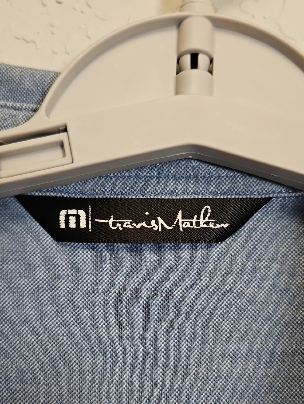 Travis Mathew Golf Polo, Blue/gray, Size Medium - Picture 3 of 10
